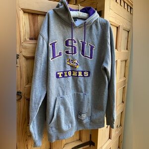 Colosseum Gray LSU Tigers Sweatshirt/Hoodie